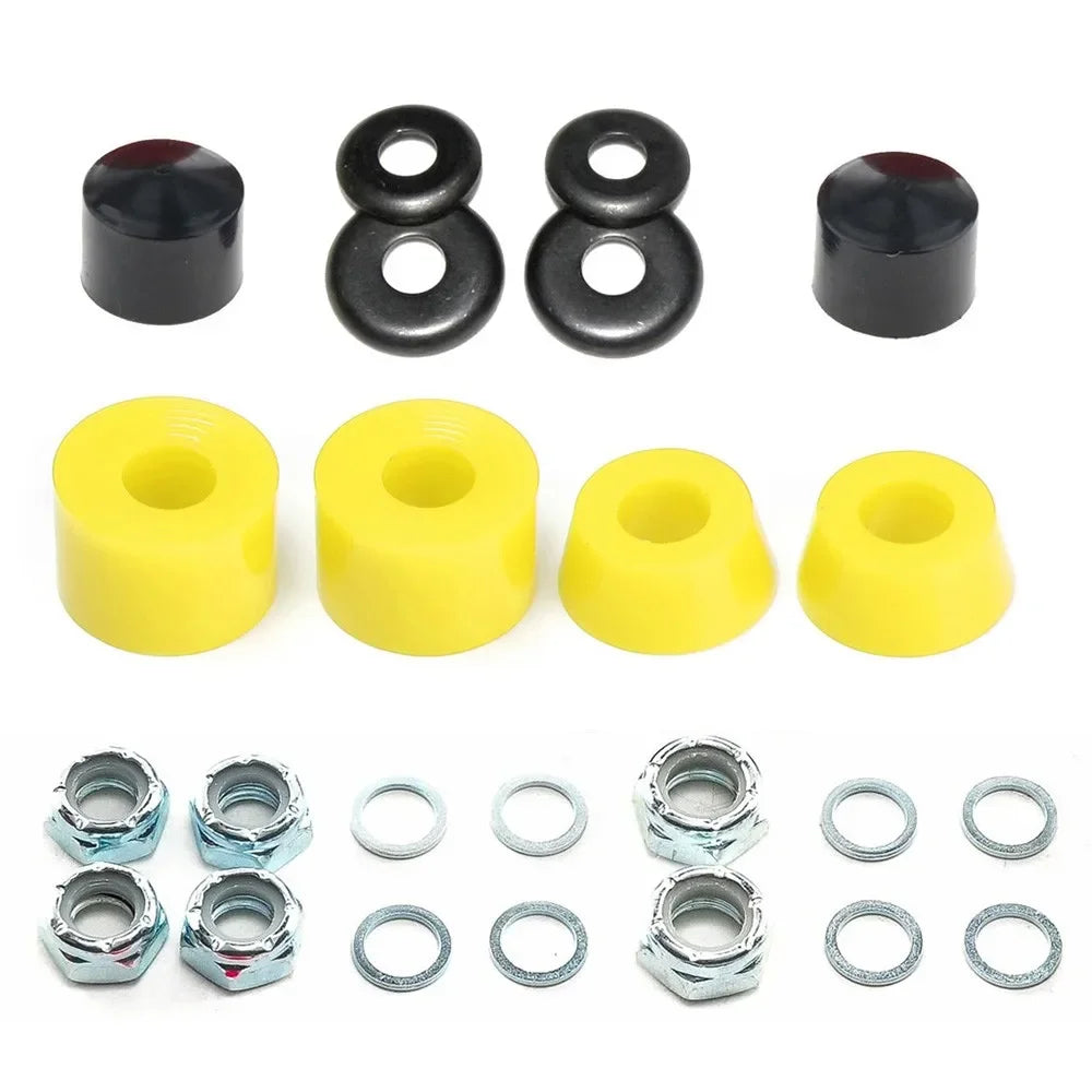 Skateboards Shock Suit Kit 90a Hard Longboard Pivot Tube Speed Ring Washers Cylindrical Bushings Conical-Bushings Accessories