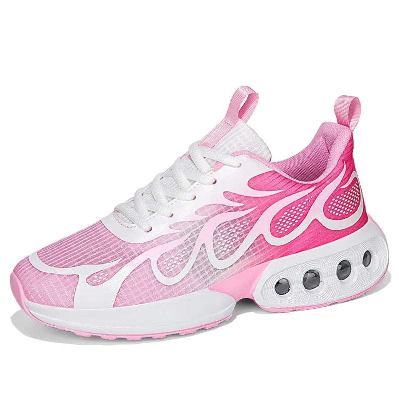 Women Running Shoes Outdoor Casual Walking Breathable Loafers Comfortable Brand Leisure Jogging Fashion Lace-up Blade Sneakers