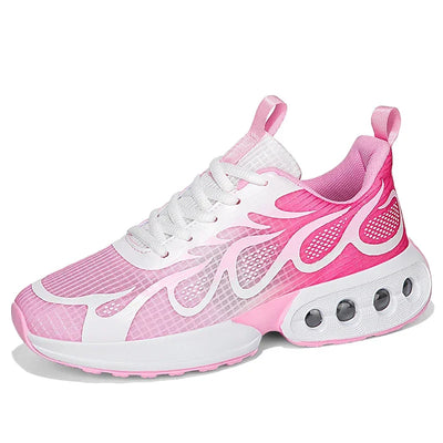 Women Running Shoes Outdoor Casual Walking Breathable Loafers Comfortable Brand Leisure Jogging Fashion Lace-up Blade Sneakers