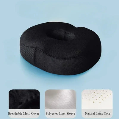 Latex Hemorrhoid Seat Cushion Thickened Office Beautiful Buttocks Pregnant Women Buttocks Pad Hollow Tailbone Protect Cushions