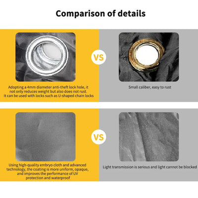 Bicycle Cover Bike Waterproof Snow Rain Cover 255x125cm UV Protector for Bike Dustproof 210T MTB Mountain Motorcycle All Seasons