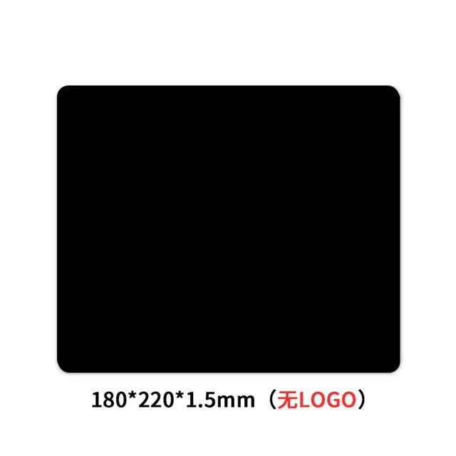 Non-Slip Mouse Mat Black Gaming Esports Mouse Pad Desktop And Laptop Computer Simple Rubber Mouse Pads Base Office Accessorie