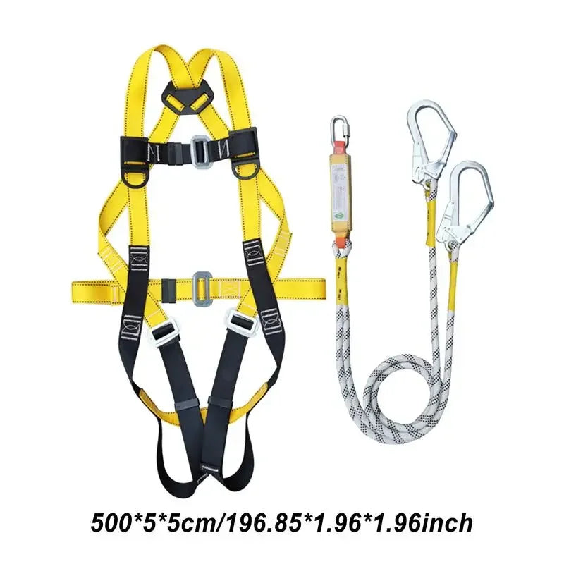 Aerial Work Safety Belt Full Body Five Point Harness Safety Rope for Outdoor Climbing Training Construction Protection Equipment