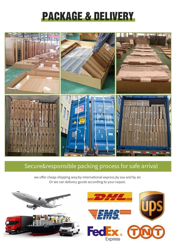 Indoor Traditional Sauna Dry Steam Far Infrared Sauna Room Outdoor Electric Stove Sauna