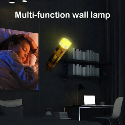 Kids Xmas Gift Table Lamp Living Room Bedroom Decor Brownstone Torch LED Lamp Potion Bottle Light USB Rechargeable Night Light