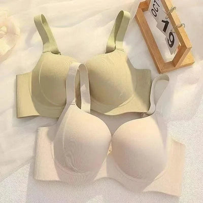 Wireless and Traceless Large Size Women's Anti-sagging Thin Mold Cup Bra