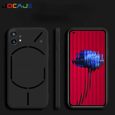 Liquid Silicone Phone Case For Nothing Phone 2 Slim Matte Cover For Nothing Phone 1 Protective Lens Camera Soft Phone Back Cover