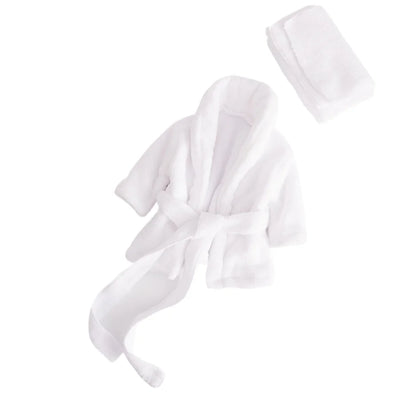 Newborn Photography Bathrobe Baby Bathing Pajamas Photo Studio Photography Clothing Baby Thickened Coral Velvet Bathrobe Pajamas