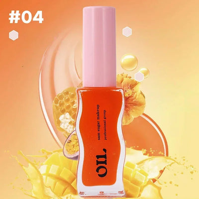 Water Light Honey Lip Oil Essence Long Lasting Moisturizing Fruity Shimmer Jelly Reduce Lip Lines Liquid Lipstick Gloss Makeup