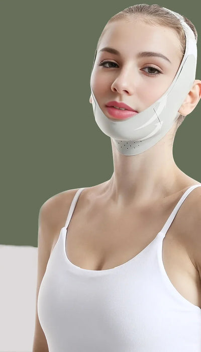 Portable Adjustable Face Tightening Bandage Face Lifting Belt Breathable V Shaped Slimming Bandage Resuable Facial Lifting Strap