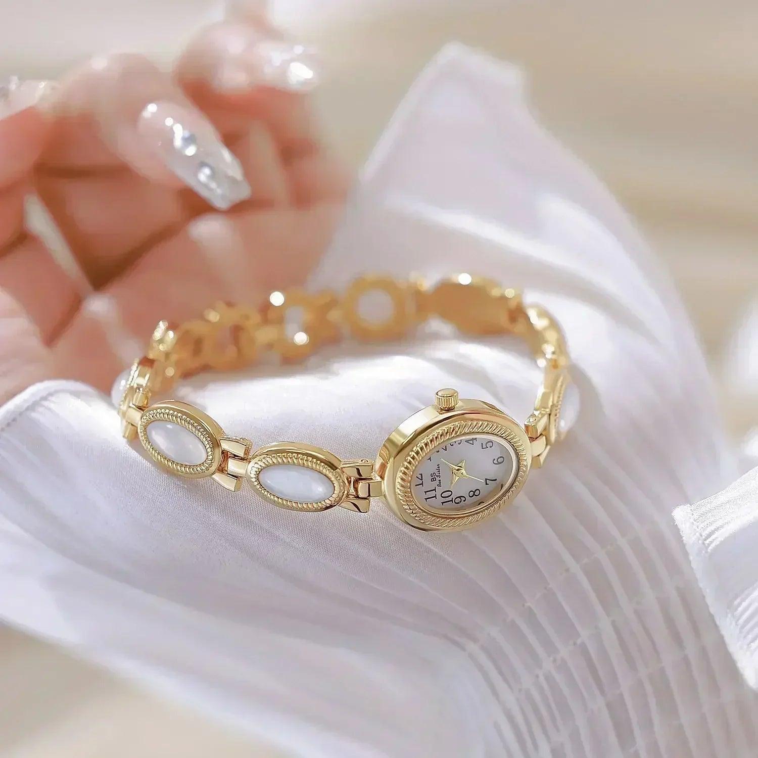 2025 new women wrist watches luxury brand elegant fashion ladies for female clock oval high quality gift dropship