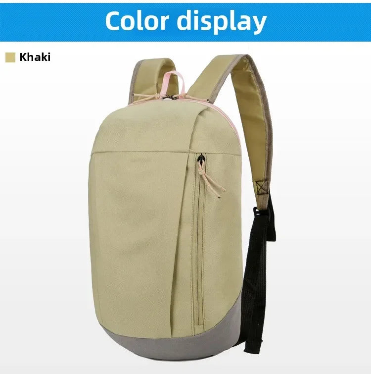 Mountaineering bag large capacity simple all-matching, fashionable, lightweight travel backpack, water splash resistant backpack