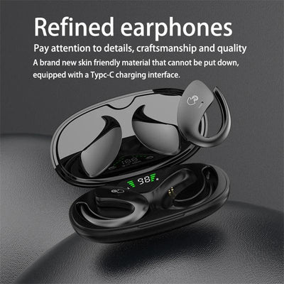 Wireless Earbuds, Bluetooth 5.3 Earbuds Stereo Bass, in-Ear Noise Cancelling Mic, Earphones IP7 Waterproof Sports, 40H Playback.