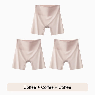 Underwear for Women Seamless Panties Women's Shorts Woman Girdle Brief Ice Silk Shorts Under the Skirt Safety Short Pants Summer