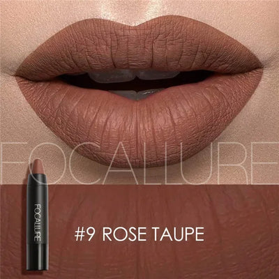 Focallure Matte Lipstick 19 Colors Waterproof Matte Lipsticks Soft Texture Lip Stick Cosmetic Sext Red Nude Lip Makeup Batom