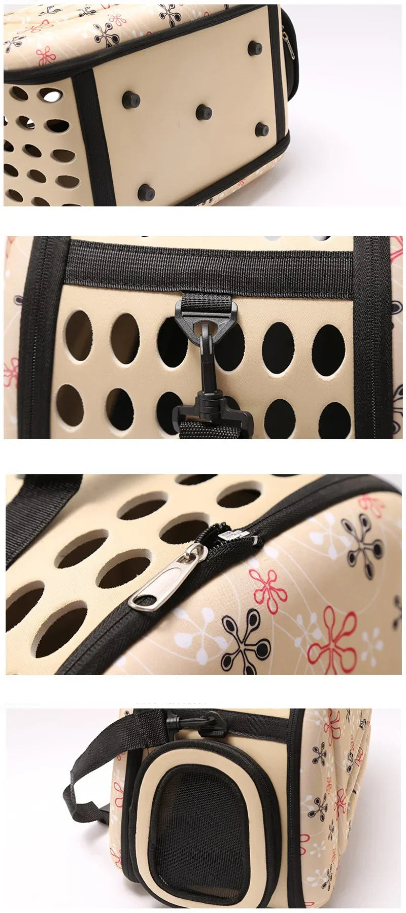 Cat Puppy Carrier Backpack Fashion Breathable 4 Colors Pet Single Shoulder Bags for Cats Small Dogs Outdoor Traveling Supplies