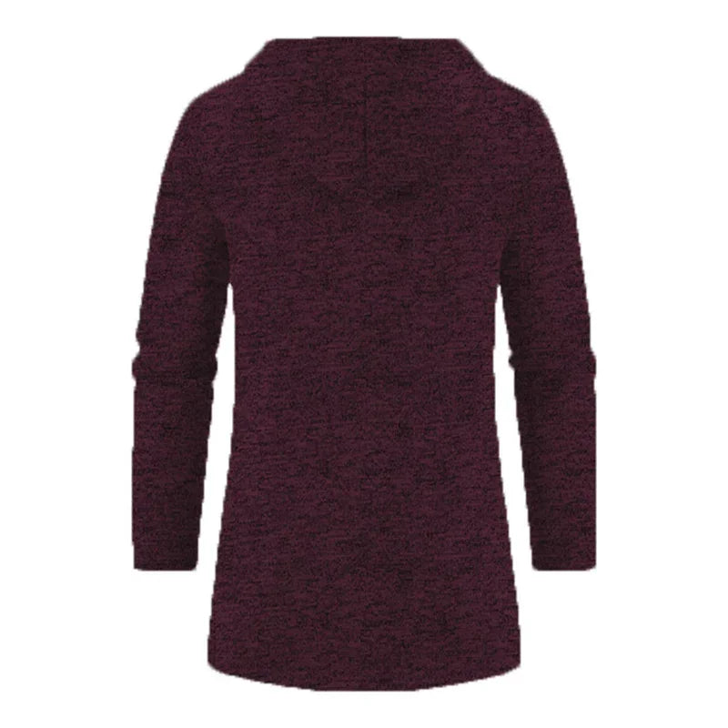 Sweatwear Men's Hoodies Long Sleeve Sweatshirts for Men Zipper Hooded Mens Oversize Winter Top Jacket Coat Black Sweater