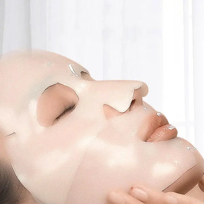 1Box /4PCs Bio Collagen Face Mask Shrink Pores Deep Hydrating Overnight Mask Moisturizing Refreshing Brightening Face Skin Care