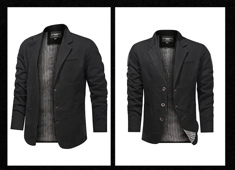 2025 Spring Autumn Blazers Men Fashion Slim Casual Business Handsome Suits Brand Men's Blazers Tops