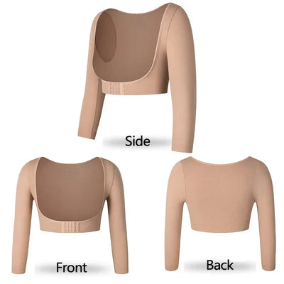 Upper Arm Shaper Post Surgical Slimmer Compression Sleeves Posture Corrector Tops