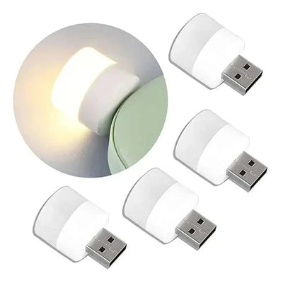 Mini USB Night Light Warm White Eye Protection Book Reading Light Computer Mobile Power Charging USB Plug LED Night Lamp 2025