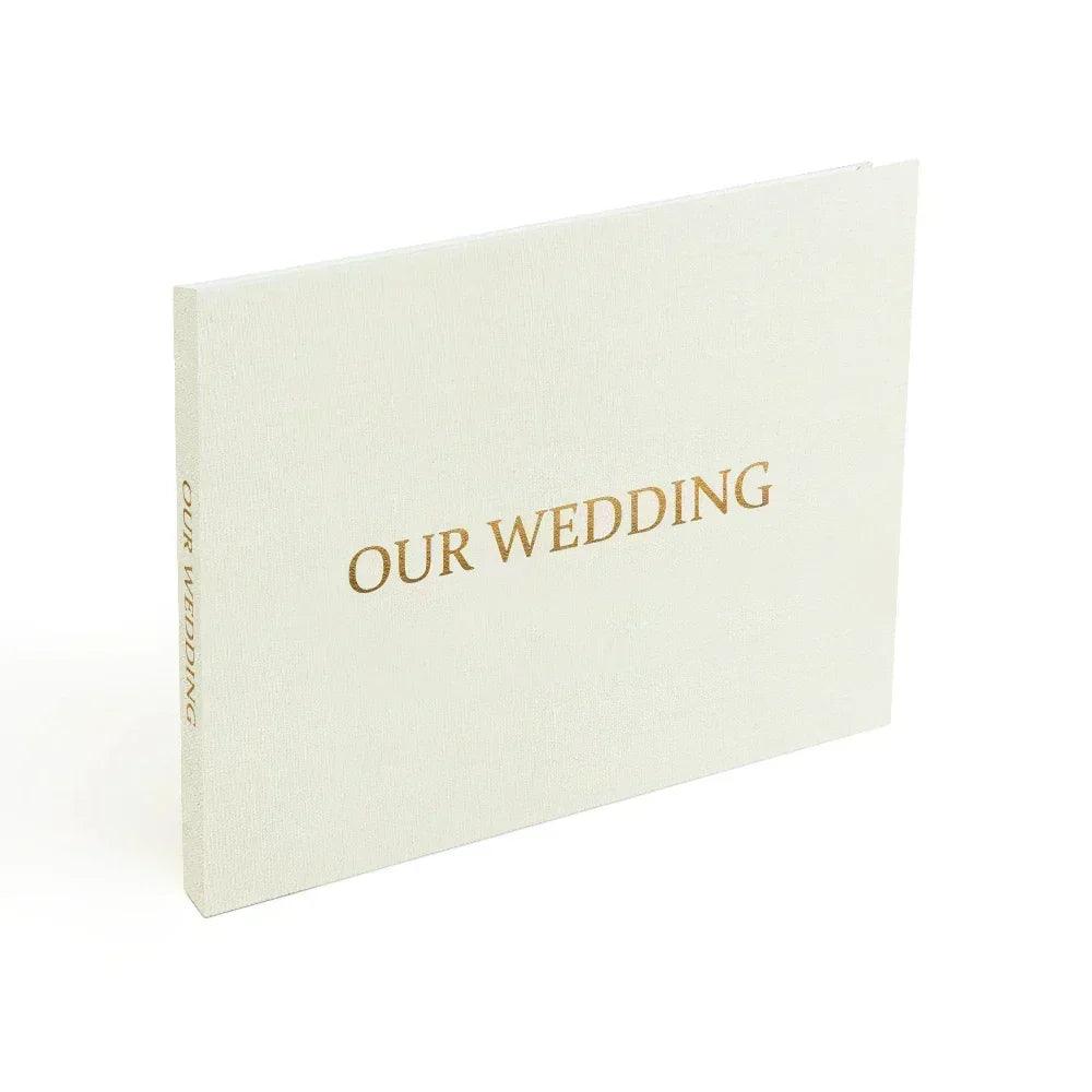 Linen bound video book wedding album up to 3 hours of video