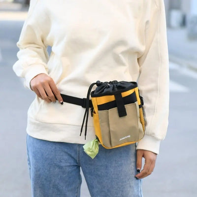 Large Capacity Pet Training Shoulder Bag with Strap Portable Dog Snack Pocket Treat Pouch Fashion Pet Poop Pouch Traveling