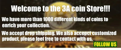 The Legend of Ganesha Collectible Souvenir Coin Basso-Relievo Silver Plated Coin Hinduism Commemorative Coin