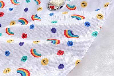 Summer Pet Dog Cooling Vest Cartoon Soft Clothing Summer Casual Shirts Small Medium Large Dogs Puppy French Bulldog Clothes