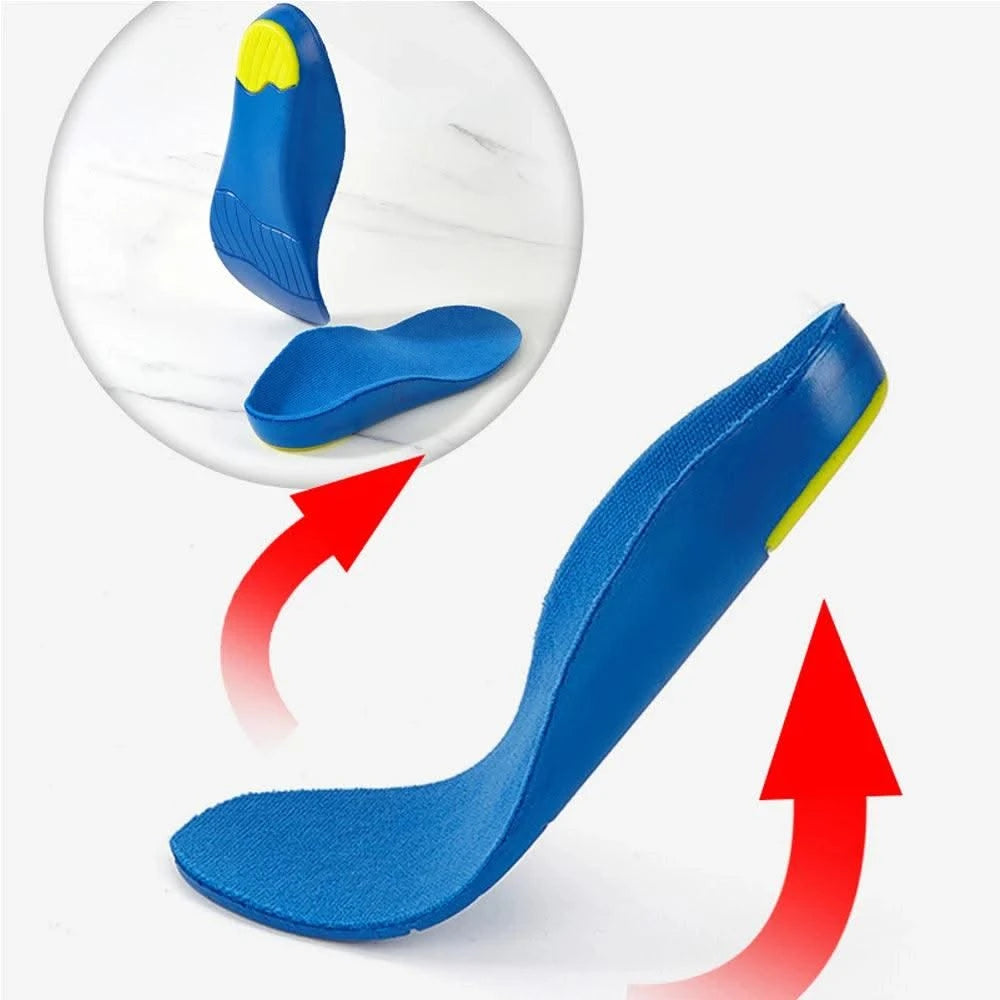 Kids Orthotics Flat Foot High Arch Support Orthopedic Insoles for Children Plantar Fasciitis Comfort Sports Running Shoes Pads