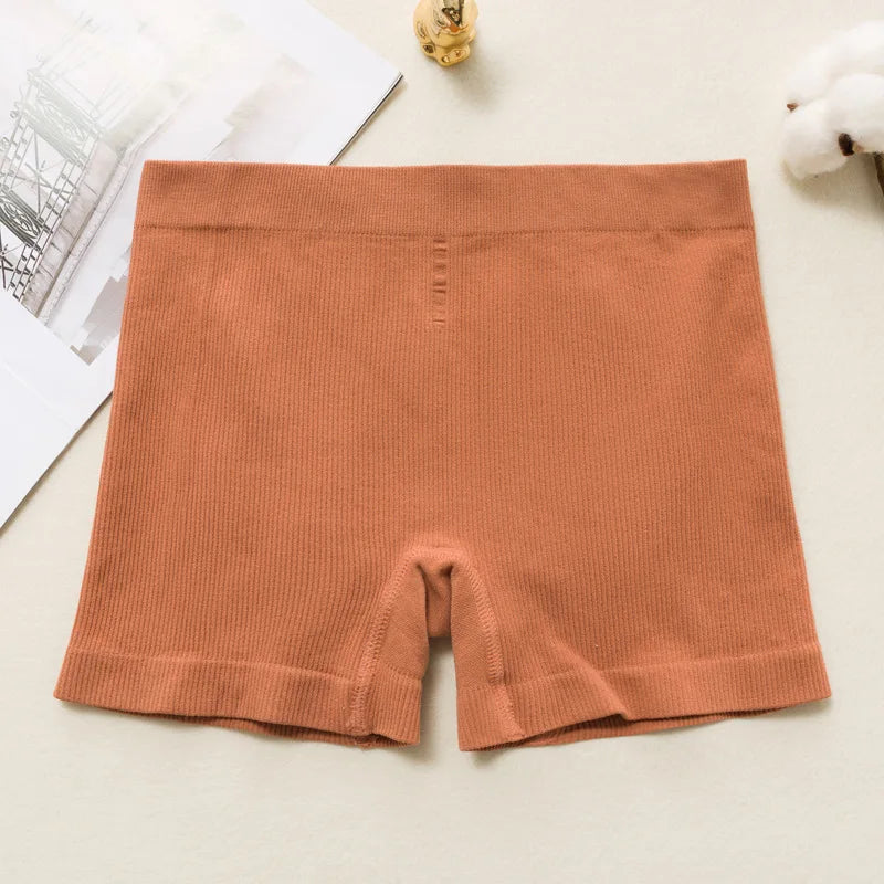 Women Safety Shorts Pants Under Skirt Seamless High Waist Panties Cotton Lady Seamless Pants Girls Slimming Underwear 2023