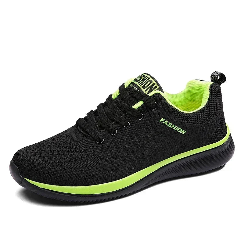 Athletic Shoes for Men Shoes Sneakers Black Casual Comfortable Knit Sneakers Breathable Athletic Running Walking Gym Shoes Men