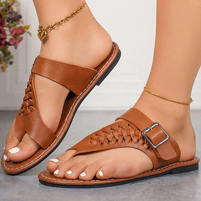 Women's Sandals Flat Sandals Summer Shoes For Woman Flip Flops Beach Slippes Sandalias Mujer Elegant Summer Footwear Female