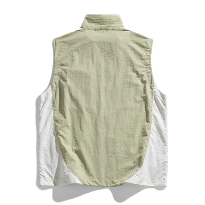 Men's vest for spring and summer new outerwear for camping hiking outdoor charging fashionable trend simple and high-end vest