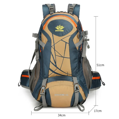 Mountain Backpacks Outdoor Solid Color Camping Bag Travel  Hiking Tactical Bags Breathable Waterproof Nylon Rainy Day Sport bag