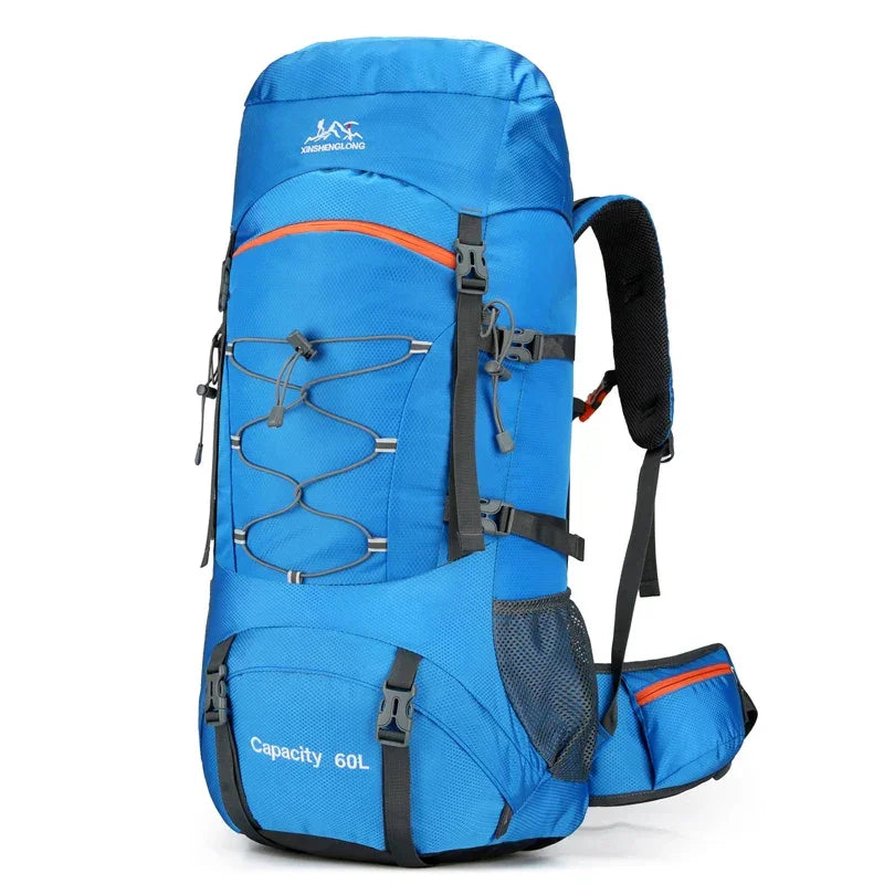 Hiking Backpack Camping Bag Mountain Climbing with Waterproof Rain Cover Daypack for Men Women Outdoor Travel Rucksack Fishing