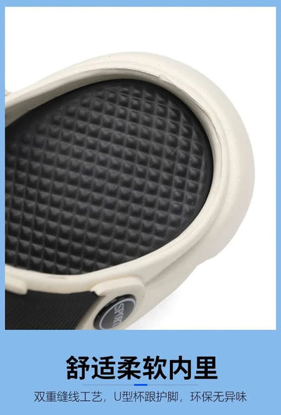 Luxury Boy Clogs Summer Kids Shoes Breathable Casual Lightweight Indoor House Shoes Children Boy Sandals Slippers