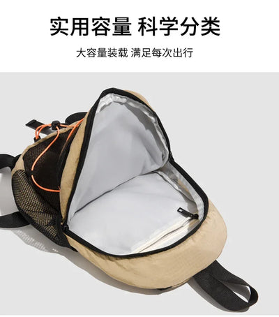 Outdoor leisure and sports backpacks. They are lightweight backpacks suitable for travel, cycling, hiking, and mountaineering, w