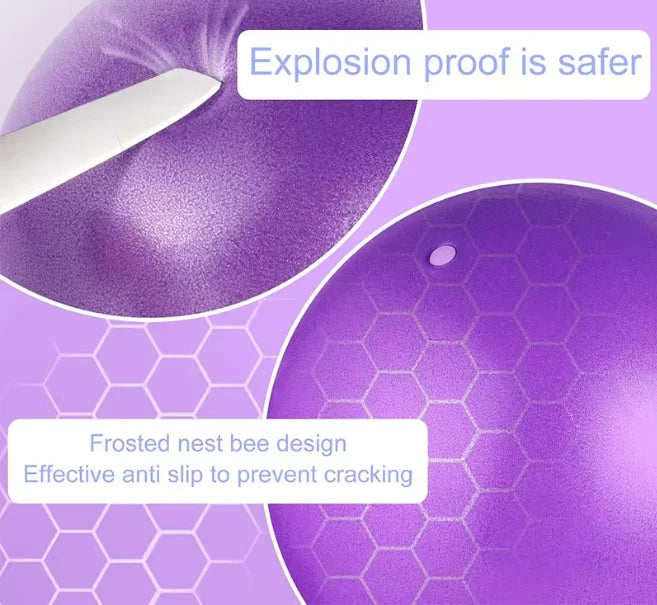 25cm Yoga Ball Exercise Gymnastic Fitness Pilates Ball Balance Exercise Gym Fitness Yoga Ball Indoor Training Yoga Ball Core