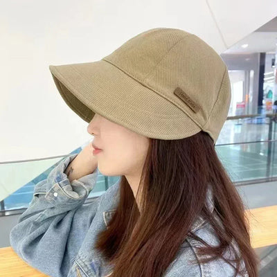 Women's Sunscreen UV Protection Hat UFP 50+ Fisherman Cap Sun Hat Portable Foldable Wide Brim Sun Bucket Hats Summer Adjustable