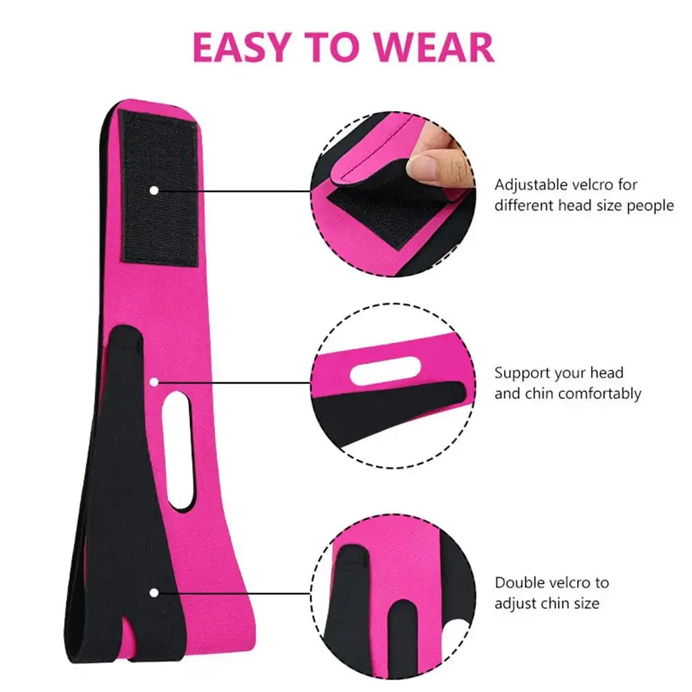 Elastic Face Slimming Bandage V Face Slimmer Mask Face Lift Bandage Shaping Contour Shaper Up Belt Facial Massage Strap 2025 Hot