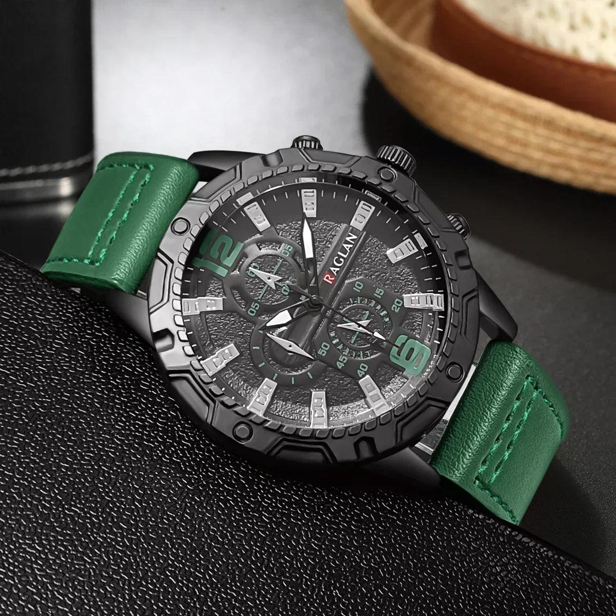 Top brand watch for men fashion watches leather strap clock man wristwatch gift relogio masculino reloj hombres
