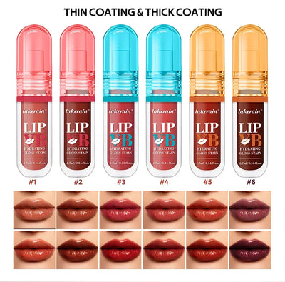 Lip Stain Lip Vb Hydrating Gloss Long-Lasting 12Hr Hydration Vanilla Flavor Moisturize Nourish Soothe Lips Instant Glossy Lipss