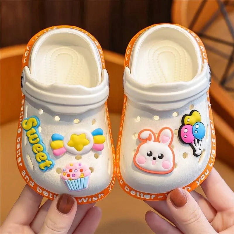 Cartoon Soft Sole Anti Slip Children's Sandals and Slippers | Indoor, Home Shoes For Boys and Girls Kids Shoes