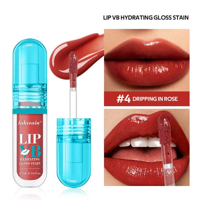 Lip Stain Vb Hydrating Gloss Stain 12HR Hydration Long-Lasting Moisturize Nourish Lips Hydra Honey Instant Glossy Wetness Makeup
