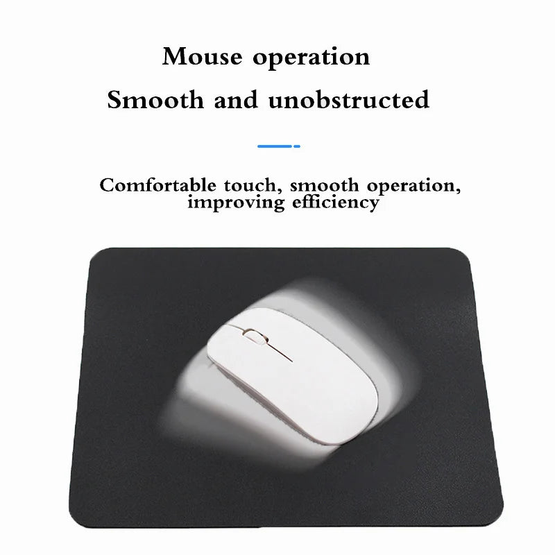 Small PU Mouse Pad Non-Slip Gaming Desktop Non-Slip Mouse Pad Waterproof Anti-Scratch Easy To Clean Mat For PC Laptops Desktop