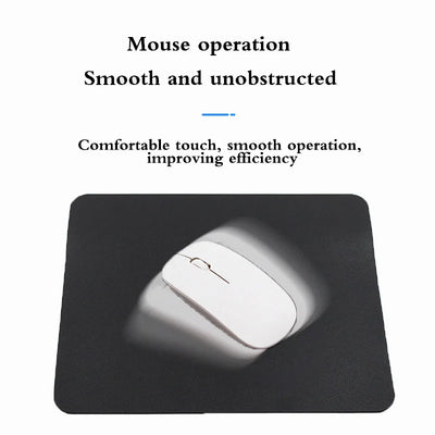 Small PU Mouse Pad Non-Slip Gaming Desktop Non-Slip Mouse Pad Waterproof Anti-Scratch Easy To Clean Mat For PC Laptops Desktop