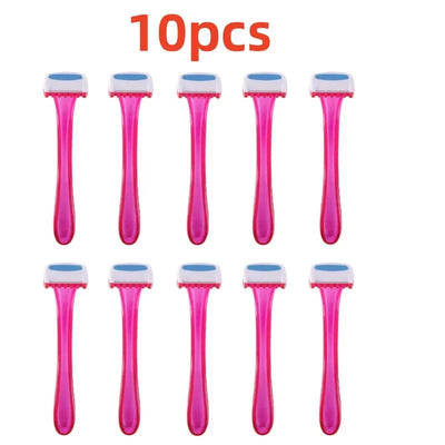 Women's safety razor blade facial/leg/armpit/bikini beauty hair removal razor，cc005