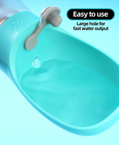 Pet Dog Water Bottle Dispenser For Small Big Dogs Cats Outdoor Travel Walking Puppy Drinking Bowls French Bulldog Pug Feeder