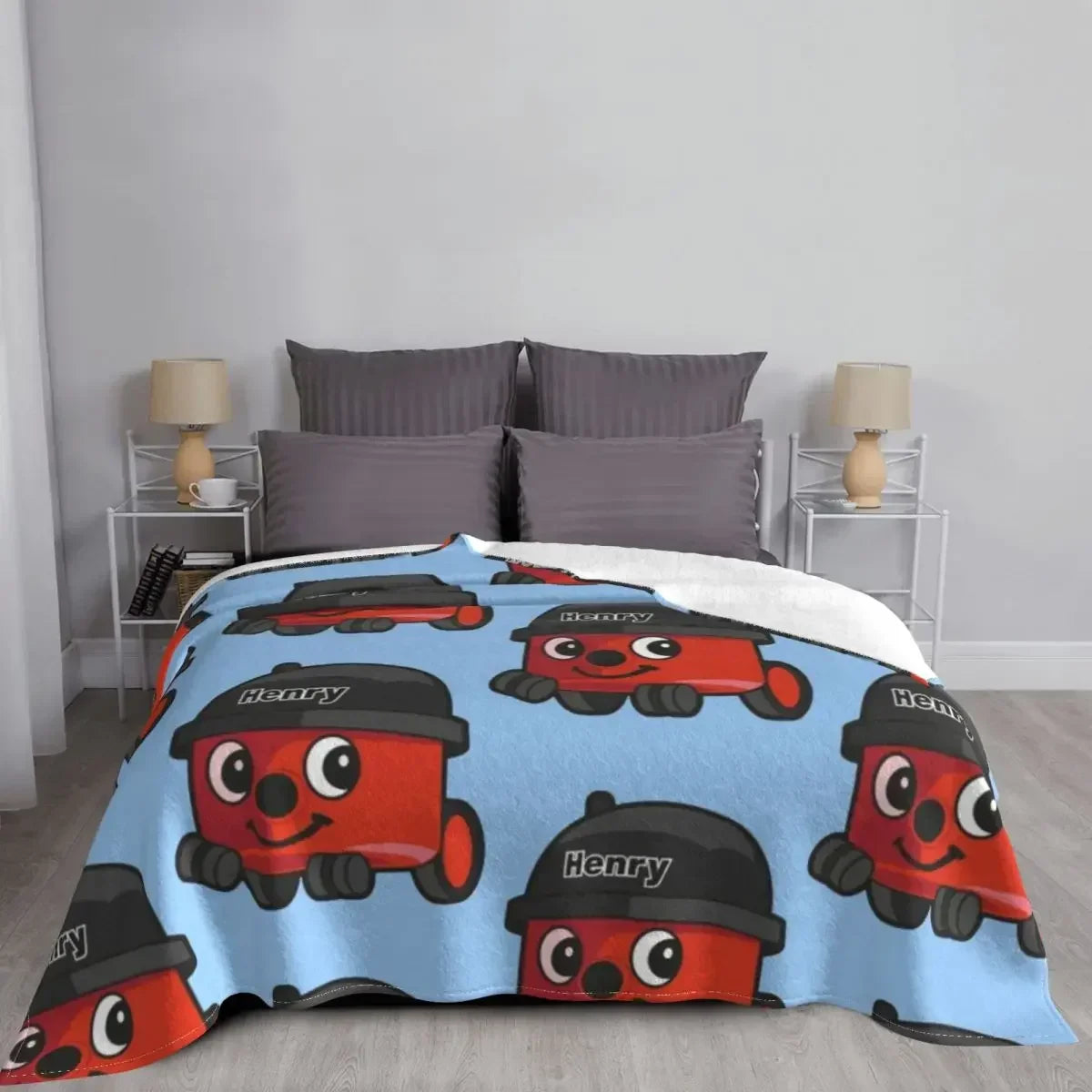 henry hoover Throw Blanket warm winter Weighted Hairy Blankets